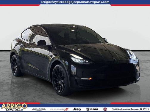 Solid Black 2021 Tesla Model Y Long Range Dual Motor All-Wheel Drive