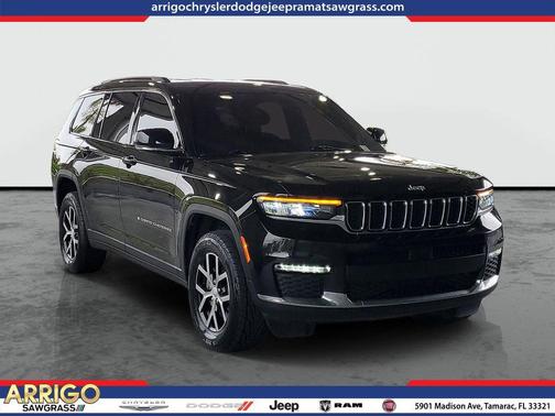 Diamond Black Crystal Pearlcoat 2024 Jeep Grand Cherokee L Limited