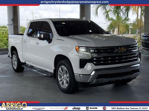 Summit White 2023 Chevrolet Silverado 1500 LTZ