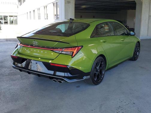 Exotic Green 2024 Hyundai ELANTRA N Line
