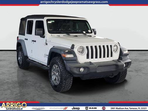 Bright White Clearcoat 2018 Jeep Wrangler Unlimited Sport