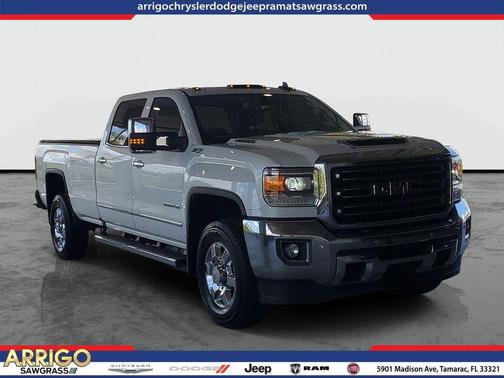 White Frost 2019 GMC Sierra 3500 SLT