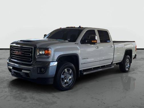 White Frost 2019 GMC Sierra 3500 SLT