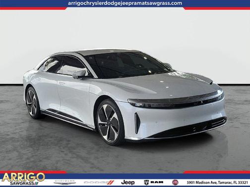 Stellar White Metallic 2023 Lucid Air Touring