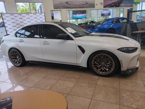 Frozen Solid White 2024 BMW M3 CS