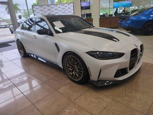 Frozen Solid White 2024 BMW M3 CS