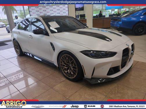 Frozen Solid White 2024 BMW M3 CS