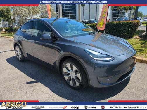 Gray 2021 Tesla Model Y Long Range Dual Motor All-Wheel Drive