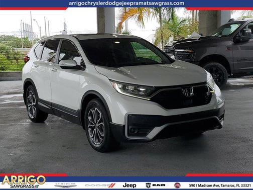 Platinum White Pearl 2020 Honda CR-V 2WD EX-L