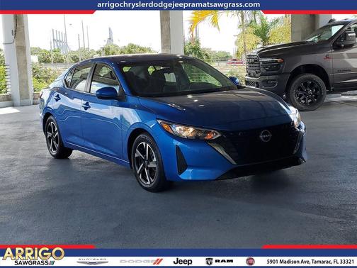 Electric Blue Metallic 2024 Nissan Sentra SV