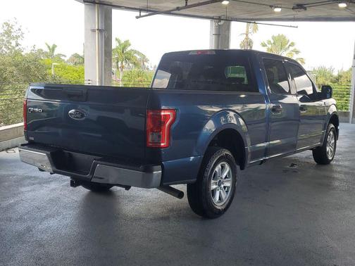 Blue 2017 Ford F-150 XLT