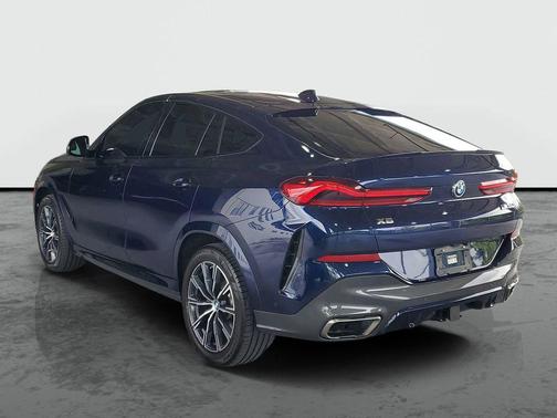 Blue 2021 BMW X6 M50i