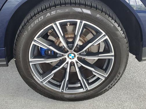 Blue 2021 BMW X6 M50i