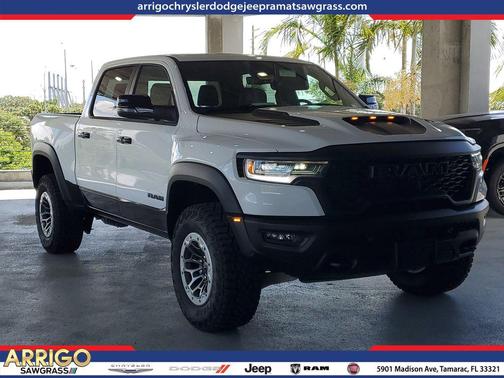 Bright White Clearcoat 2026 RAM 1500 RHO Crew Cab 4x4 5'7' Box