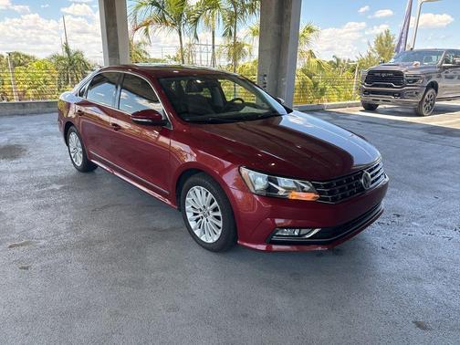 Fortana Red 2016 Volkswagen Passat 1.8T SE w/Technology