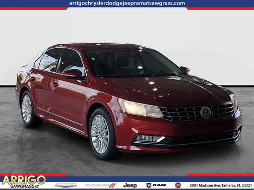 Fortana Red 2016 Volkswagen Passat 1.8T SE w/Technology