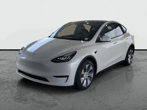 Pearl White Multi-Coat 2023 Tesla Model Y Long Range Dual Motor All-Wheel Drive