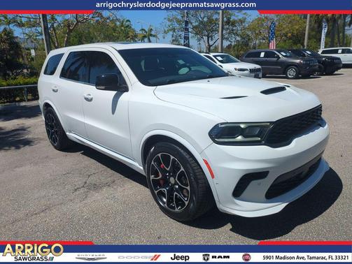 White Knuckle Clearcoat 2023 Dodge Durango SRT Hellcat Premium AWD
