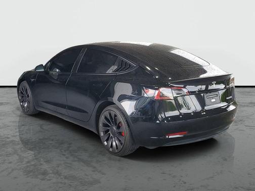 Solid Black 2023 Tesla Model 3 Performance