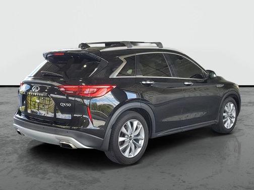 Black Obsidian 2021 INFINITI QX50 LUXE AWD