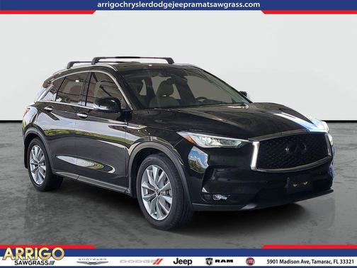Black Obsidian 2021 INFINITI QX50 LUXE AWD