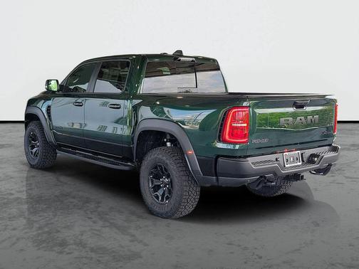Serrano Green Metallic 2026 RAM 1500 RHO Crew Cab 4x4 5'7' Box
