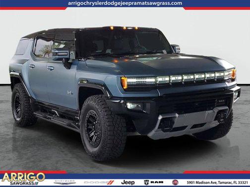 Neptune Blue Matte 2024 GMC HUMMER EV SUV 3X