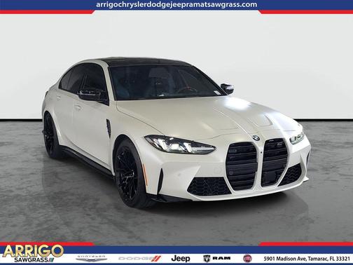 Frozen Brilliant White Metallic 2025 BMW M3 Competition xDrive