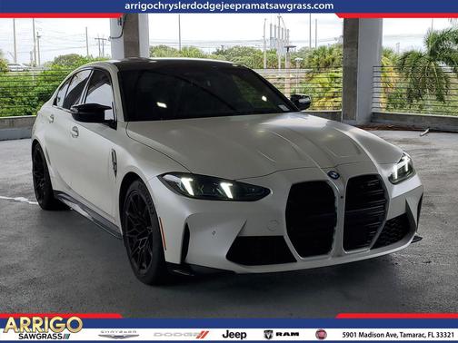 Frozen Brilliant White Metallic 2025 BMW M3 Competition xDrive