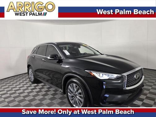 Black Obsidian 2023 INFINITI QX50 LUXE