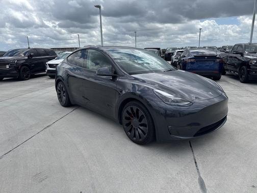 Stealth Grey 2024 Tesla Model Y Performance Dual Motor All-Wheel Drive