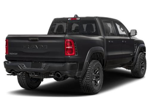 Diamond Black Crystal Pearlcoat 2026 RAM 1500 RHO Crew Cab 4x4 5'7' Box