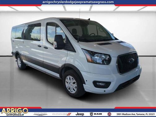 Oxford White 2024 Ford Transit-350 XLT