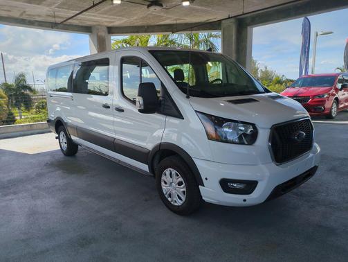 Oxford White 2024 Ford Transit-350 XLT