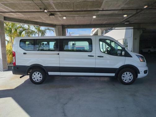 Oxford White 2024 Ford Transit-350 XLT