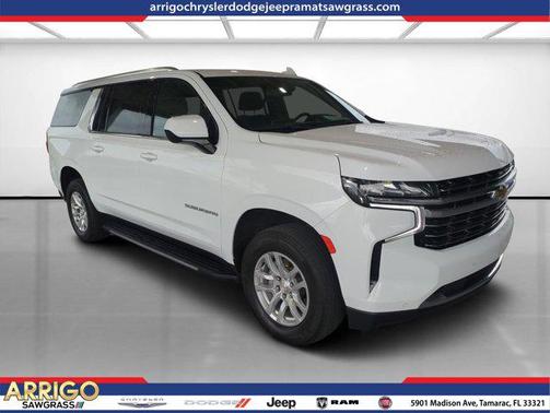 Summit White 2024 Chevrolet Suburban LT