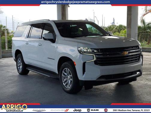Summit White 2024 Chevrolet Suburban LT
