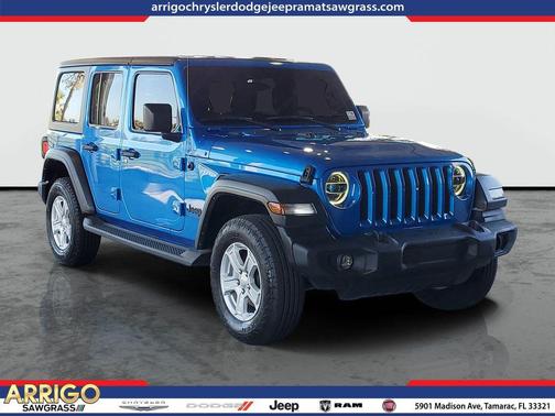 Hydro Blue Pearlcoat 2022 Jeep Wrangler Unlimited Sport