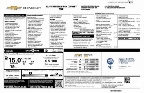 2024 Chevrolet Suburban 4WD High Country