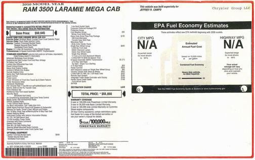 2010 Dodge Ram 3500 Laramie