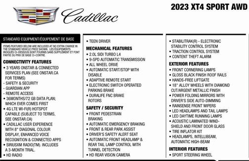 2023 Cadillac XT4 Sport