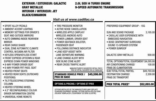 2023 Cadillac XT4 Sport