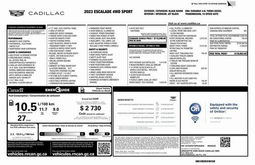 2023 Cadillac Escalade Sport