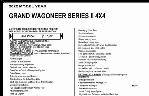 2022 Jeep Grand Wagoneer Series II