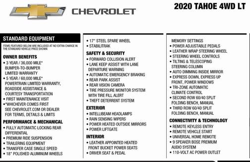 2020 Chevrolet Tahoe LT