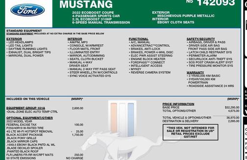 2022 Ford Mustang EcoBoost