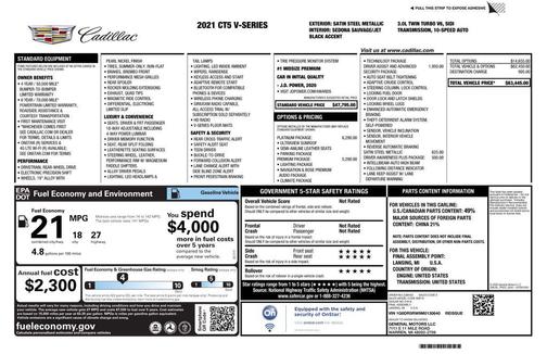 2021 Cadillac CT5 V-Series