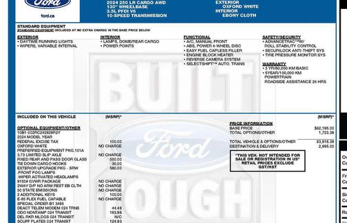 2024 Ford Transit-250 Base