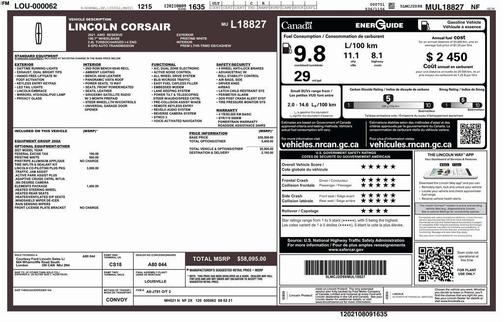 2021 Lincoln Corsair Reserve