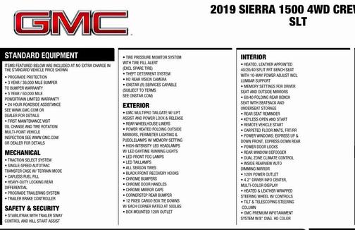 2019 GMC Sierra 1500 SLT